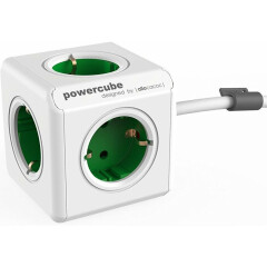 Сетевой удлинитель Allocacoc PowerCube Extended Green