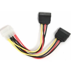 Переходник Molex - 2x SATA, 0.3м, Gembird CC-SATA-PSY-0.3M