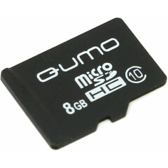 Карта памяти 8Gb MicroSD QUMO (QM8GMICSDHC10NA)