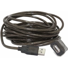 Кабель удлинительный USB 2.0 A (M) - A (F), 5м, Gembird UAE-01-5M