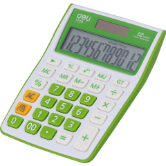 Калькулятор Deli E1238 Green