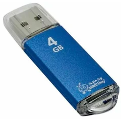 USB Flash накопитель 4Gb SmartBuy V-Cut Blue (SB4GBVC-B)