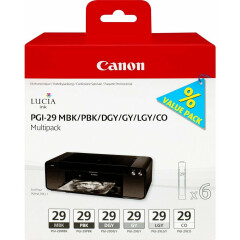 Картридж Canon PGI-29 MBK/PBK/DGY/GY/LGY/CO