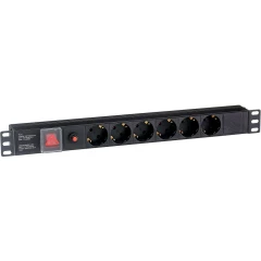 Блок розеток Exegate PDU-19H605 Al-6S-C14-SW-O