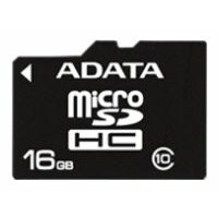 Карта памяти 16Gb MicroSD ADATA (AUSDH16GCL10-RA1)