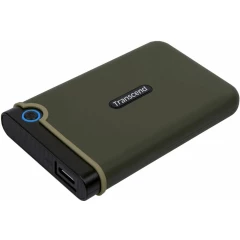 Внешний жёсткий диск 1Tb Transcend StoreJet 25M3 Military Green (TS1TSJ25M3G)