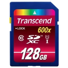 Карта памяти 128Gb SD Transcend (TS128GSDXC10U1)