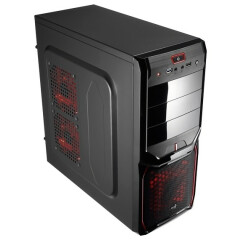 Корпус AeroCool V3X Advance Red Edition 500W