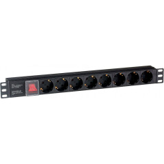 Блок розеток Exegate PDU-19H801 Al-8S-C14-SW