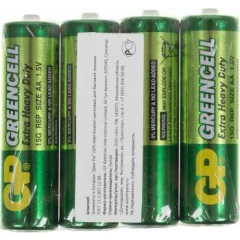 Батарейка GP 15G Greencell (AA, 4 шт)