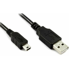 Кабель USB 2.0 A (M) - miniUSB B (M), 1м, Greenconnect GCR-UM2M5P-BB2S-1.0m