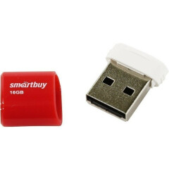 USB Flash накопитель 16Gb SmartBuy Lara Red (SB16GBLARA-R)