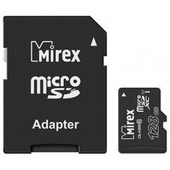 Карта памяти 128Gb MicroSD Mirex (13613-AD10S128)