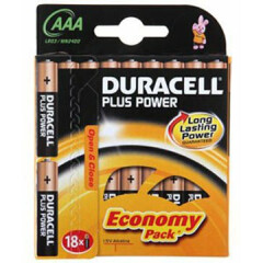Батарейка Duracell Basic (AAA, Alkaline, 18 шт)