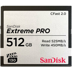 Карта памяти 512Gb CFast SanDisk Extreme Pro (SDCFSP-512G-G46D)