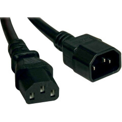 Кабель питания IEC-320-C13 - IEC-320-C14, 1.8м, CyberPower EX1018BKC14-C13