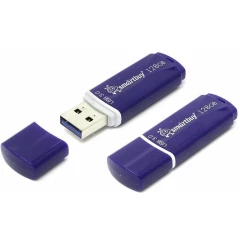 USB Flash накопитель 128Gb SmartBuy Crown Blue (SB128GBCRW-Bl)