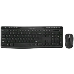Клавиатура + мышь Delux ОМ-06+M105 Black