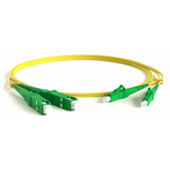 Патч-корд Hyperline FC-D2-9-LC/AR-SC/AR-H-3M-LSZH-YL, 3м