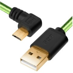Кабель USB - microUSB, 0.5м, Greenconnect GCR-UA12AMCB6-BB2SG-0.5m