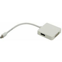 Переходник Mini DisplayPort (M) - DisplayPort/HDMI/DVI, Telecom TA554