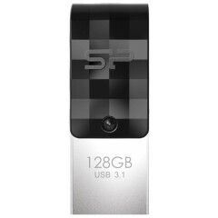 USB Flash накопитель 128Gb Silicon Power Mobile C31 Black (SP128GBUC3C31V1K)