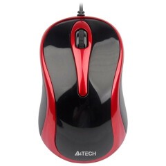 Мышь A4Tech N-360-2 Black/Red