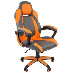Игровое кресло Chairman Game 20 Gray/Orange (00-07019432)
