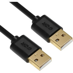 Кабель USB 2.0 A (M) - A (M), 2м, Greenconnect GCR-UM5M-BB2S-2.0m