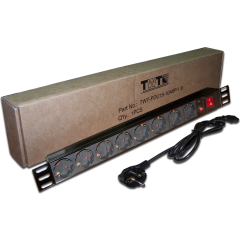 Блок розеток TWT TWT-PDU19-10A8P-1.8