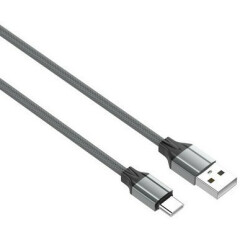 Кабель USB - USB Type-C, 2м, LDNIO LS432 Grey