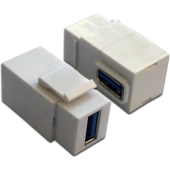 Вставка Lanmaster LAN-OK-USB30-AA/V-WH