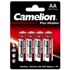 Батарейка Camelion (AA, Alkaline, 4 шт)