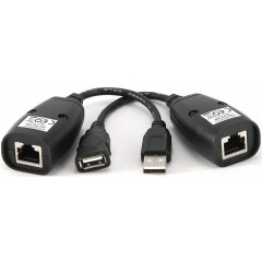 Удлинитель Gembird USB 2.0 A (M) - LAN - USB 2.0 A (F) (UAE-30M)