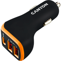 Автомобильное зарядное устройство Canyon CNE-CCA08PU