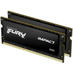 Оперативная память 16Gb DDR-III 1600MHz Kingston Fury Impact SO-DIMM (KF316LS9IBK2/16) (2x8Gb KIT)