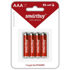 Батарейка SmartBuy LR03/4B (4 шт)