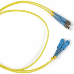 Патч-корд Hyperline FC-D2-9-FC/UR-SC/UR-H-10M-LSZH-YL, 10м