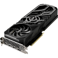 Видеокарта NVIDIA GeForce RTX 3070 Palit GamingPro OC 8Gb LHR (NE63070S19P2-1041A V1)