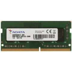 Оперативная память 4Gb DDR4 2666MHz ADATA SO-DIMM (AD4S26664G19-SGN)