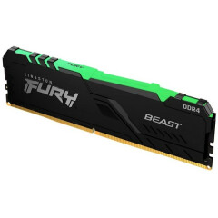 Оперативная память 16Gb DDR4 3733MHz Kingston Fury Beast RGB (KF437C19BB1A/16)