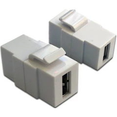 Вставка USB Lanmaster LAN-OK-USB20-AA/V-WH