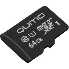 Карта памяти 64Gb MicroSD QUMO (QM64GMICSDXC10U1NA)