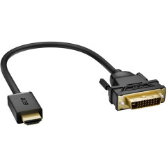 Кабель HDMI - DVI, 0.3м, Greenconnect GCR-HD2DVI1-0.3m