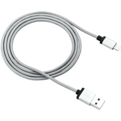 Кабель USB - Lightning, 1м, Canyon CNS-MFIC3DG