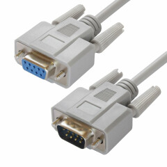 Кабель удлинительный COM (M) - COM (F), 5м, Greenconnect GCR-DB9CM2F-5m