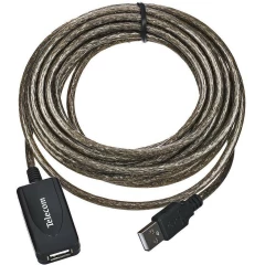 Кабель удлинительный USB 2.0 A (M) - A (F), 5м, Telecom TUS7049-5M