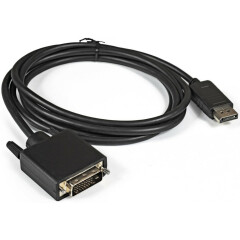 Кабель DisplayPort (M) - DVI (M), 1.8м, Exegate EX-CC-DPM-DVIM-1.8