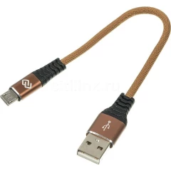 Кабель USB - microUSB, 0.15м, Digma 1080372