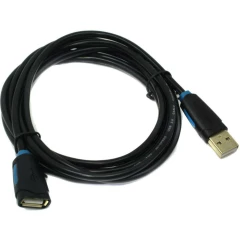 Кабель удлинительный USB 2.0 A (M) - A (F), 2м, Vention CBCBH